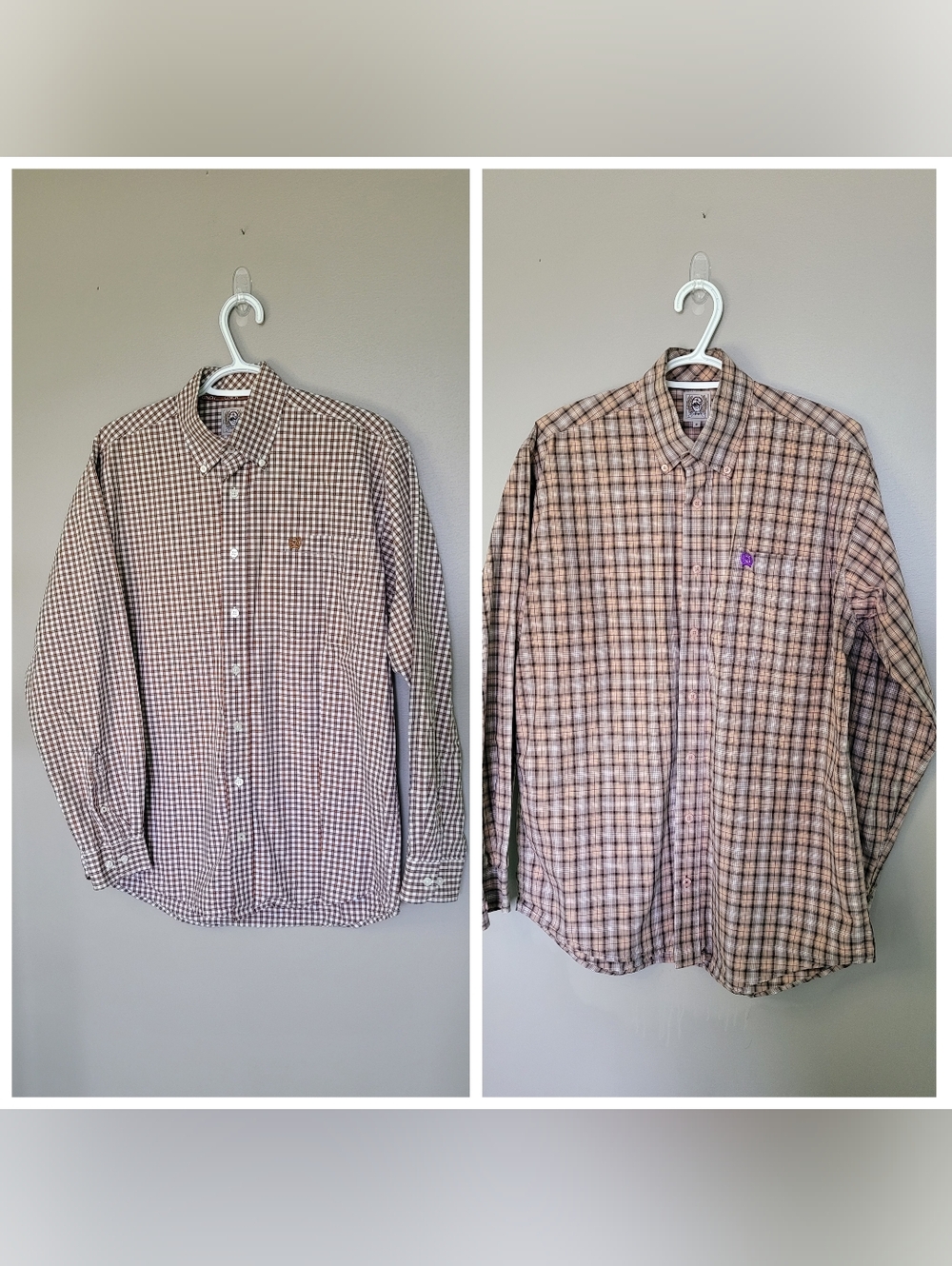 Bundle Of 2 Cinch Western Button Up Shirts S